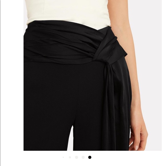 Jonathan Simkhai High-Rise Wide-Leg cropped pant - Picture 4 of 5